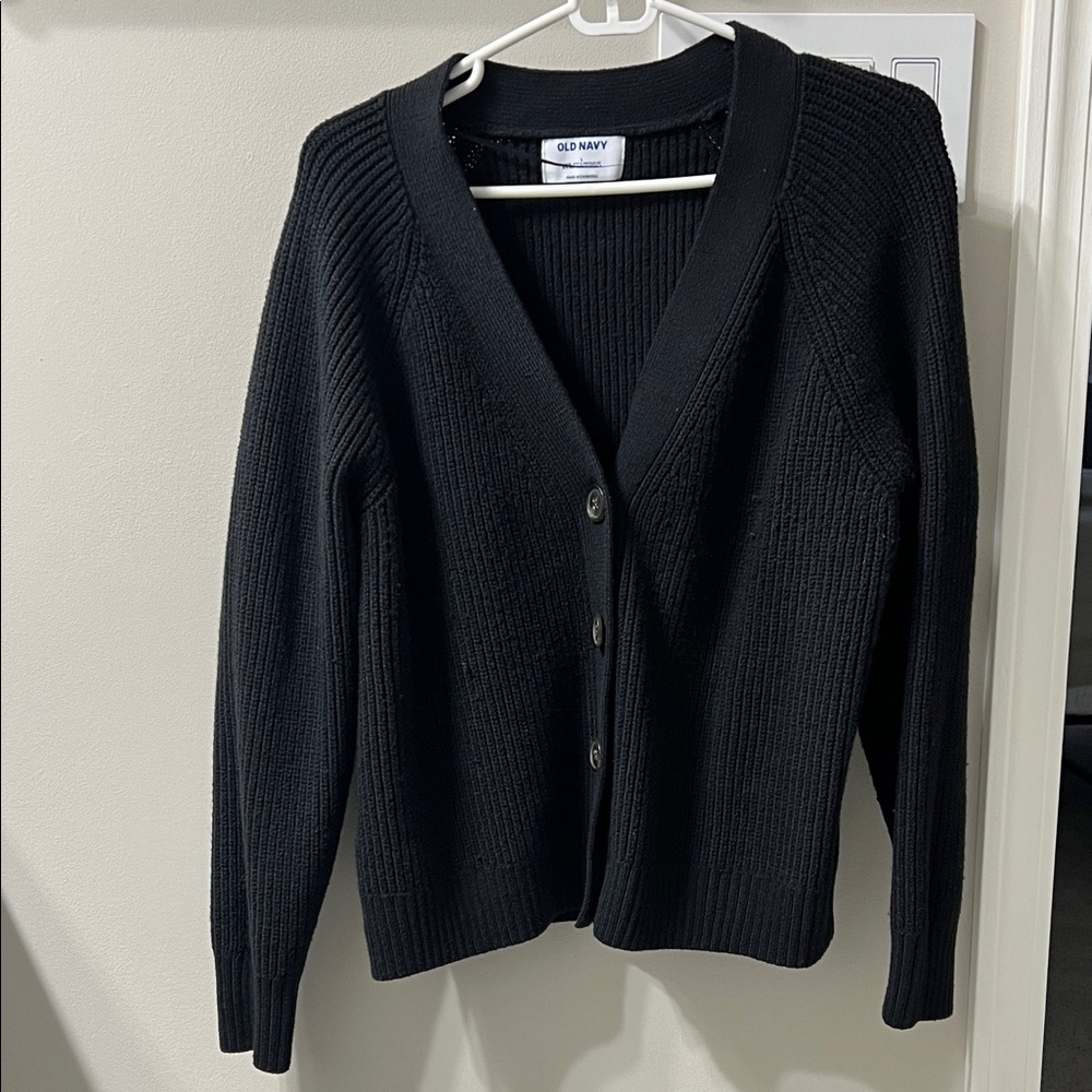 Old Navy Women's Classic Black Cardigan